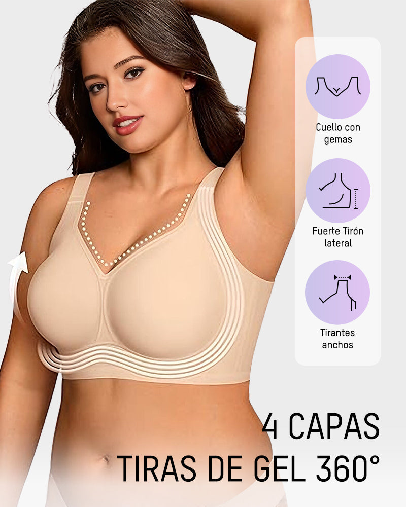 Curve Bra | Brasier sin varilla cómodo de cobertura total