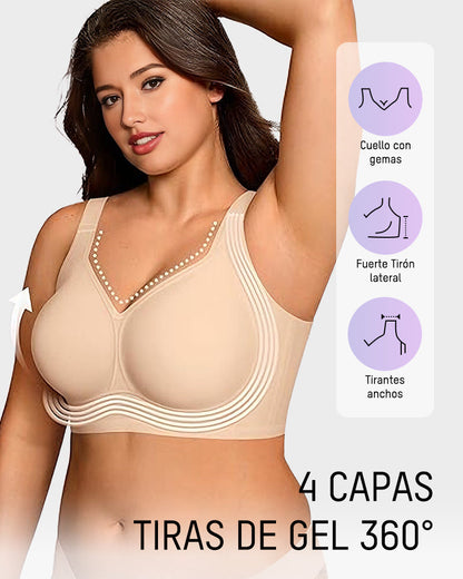 Curve Bra | Brasier sin varilla cómodo de cobertura total