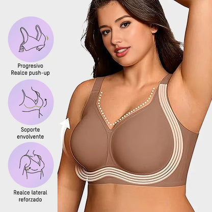 Curve Bra | Brasier sin varilla cómodo de cobertura total
